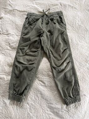 H&M Olive Green Kids Jogger Pants